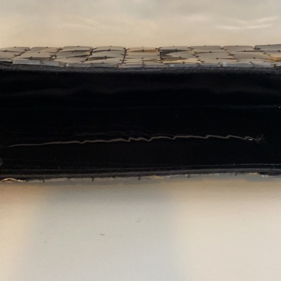 Vintage tortoise like square shell clutch - Picture 4 of 6